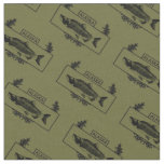 Subdued Alaska Combat Fisherman Badge Fabric