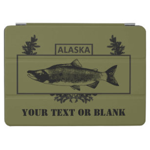 Subdued Alaska Combat Fisherman Badge iPad Air Cover