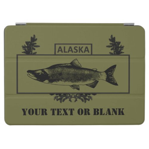Subdued Alaska Combat Fisherman Badge iPad Air Cover