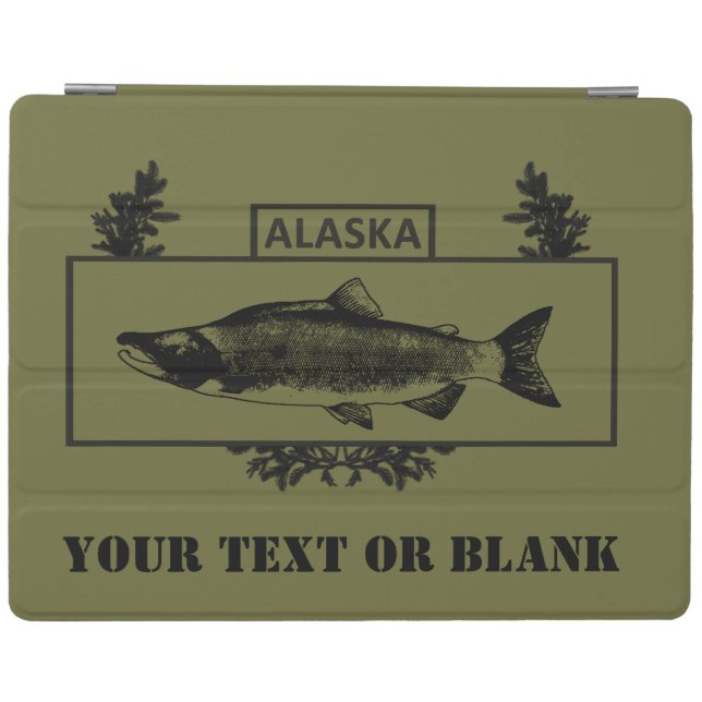 Subdued Alaska Combat Fisherman Badge iPad Smart Cover (Horizontal)