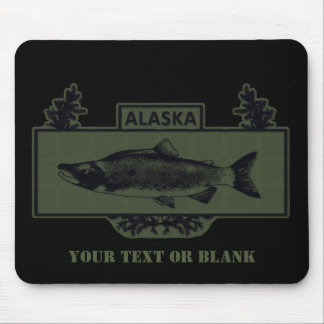Subdued Alaska Combat Fisherman Badge Mouse Pad