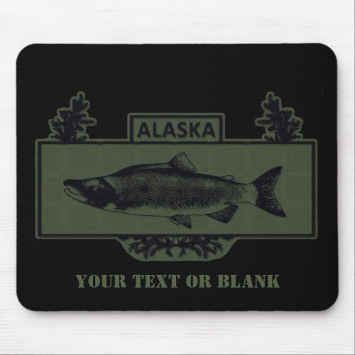 Subdued Alaska Combat Fisherman Badge Mouse Pad
