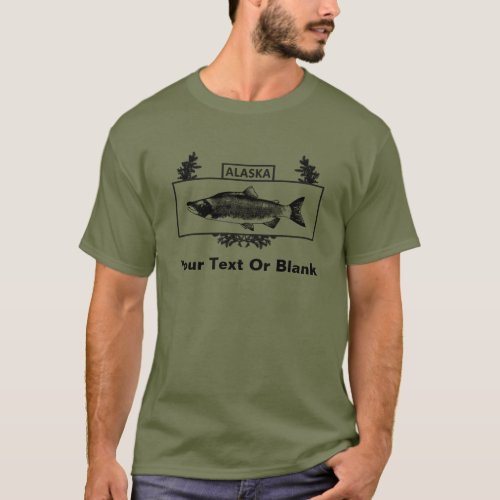 Subdued Alaska Combat Fisherman Badge T_Shirt