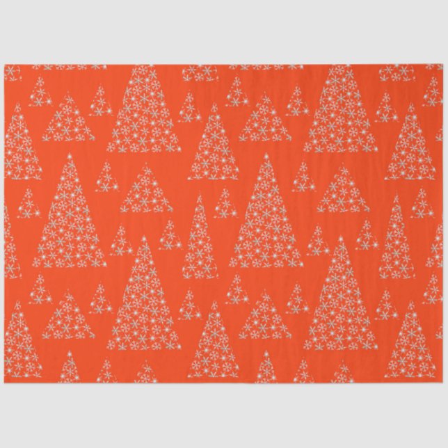 Subdued Christmas Patterns Design 43 Tissue Paper (Front)