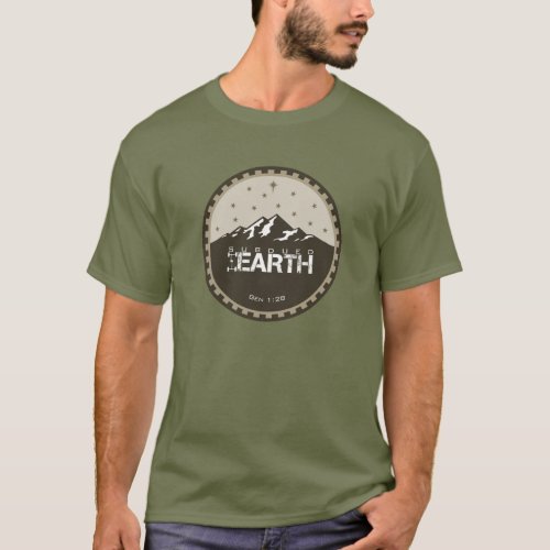 Subdued Earth Round Logo Fatigue T Shirt