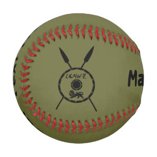 Subdued Maccabee Shield And Spears Baseball