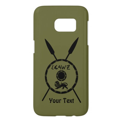 Subdued Maccabee Shield And Spears Samsung Galaxy S7 Case