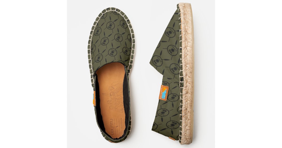 Subdued Maccabee Shield And Spears Espadrilles | Zazzle