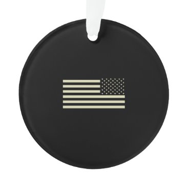 Subdued Military Flag - Sand Ornament Subdued Military Flag - Sand Ornament