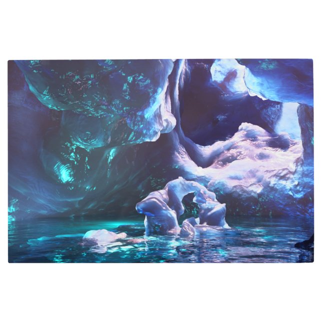 Subglacial Metal Print (Front)