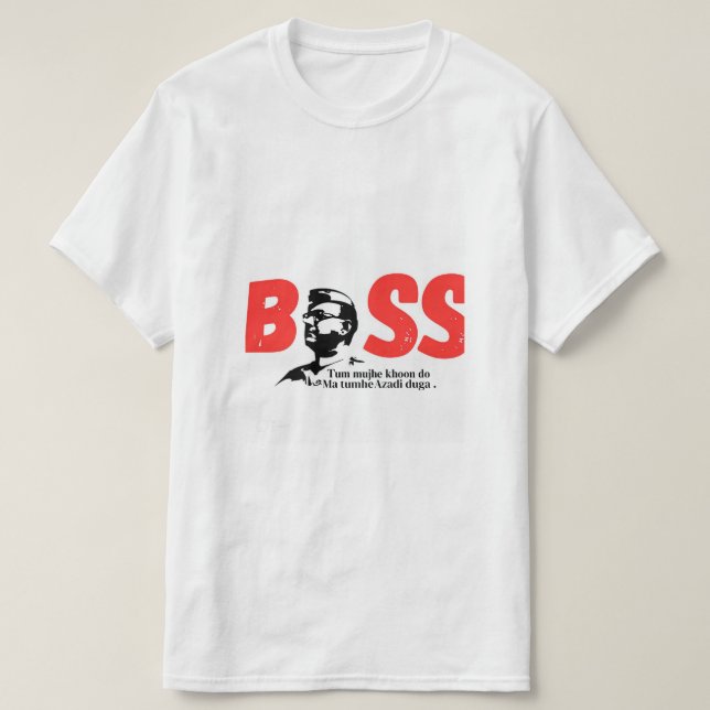 Subhash Chandra bose T-Shirt (Design Front)
