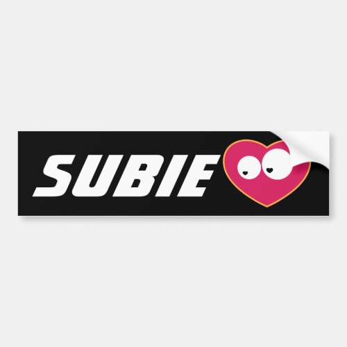 Subie Love Bumper Sticker