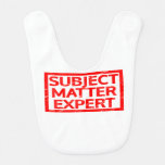 Subject Matter Expert Stamp Bib