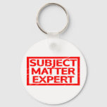 Subject Matter Expert Stamp Keychain