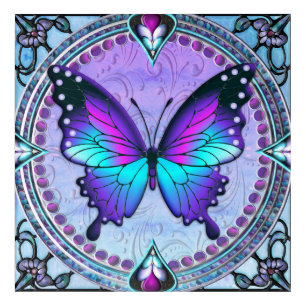Sublimation Butterfly with Background Acrylic Print