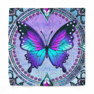 Sublimation Butterfly with Background Bandana