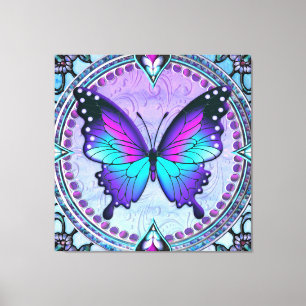 Sublimation Butterfly with Background Canvas Print