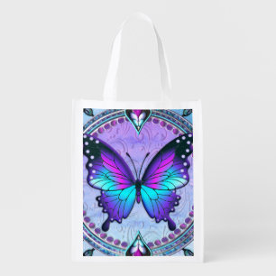 Sublimation Butterfly with Background Grocery Bag