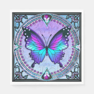 Sublimation Butterfly with Background Napkins
