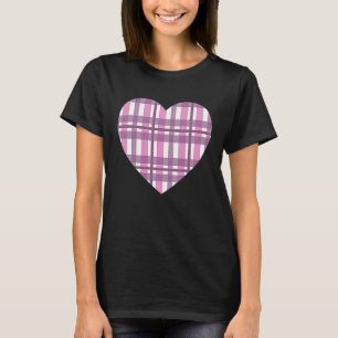 Sublimation Valentine Plaid Heart Nr 2 L T-Shirt