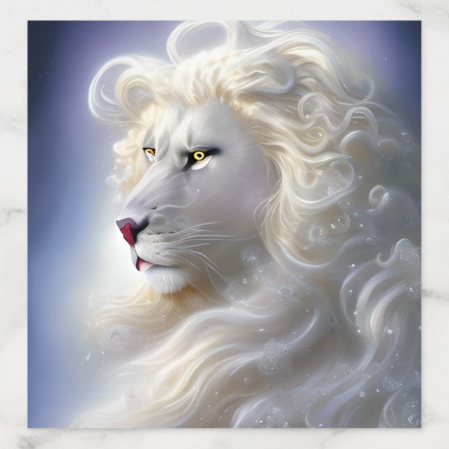 Sublimation White Lion Envelope Liner (Design)