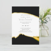 Sublime Black White Gold Wedding (Standing Front)