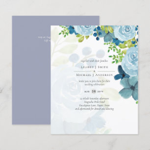 Sublime Dusty Blue Flowers Sage Green Wedding