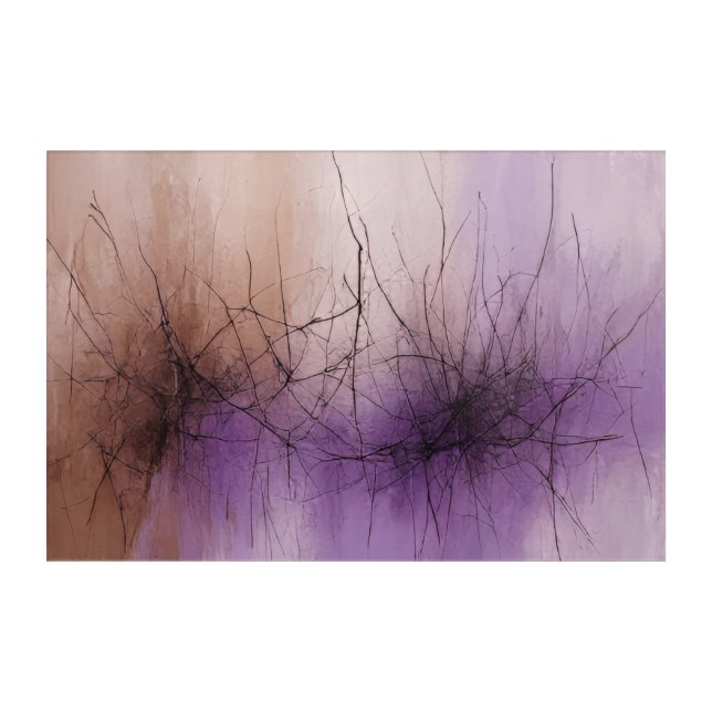 Sublime Networks the Dance of Lines  Acrylic Print (Front)