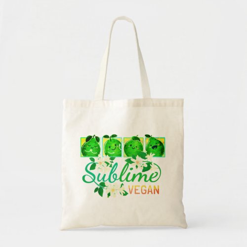 Sublime Vegan _ Punny Garden Tote Bag