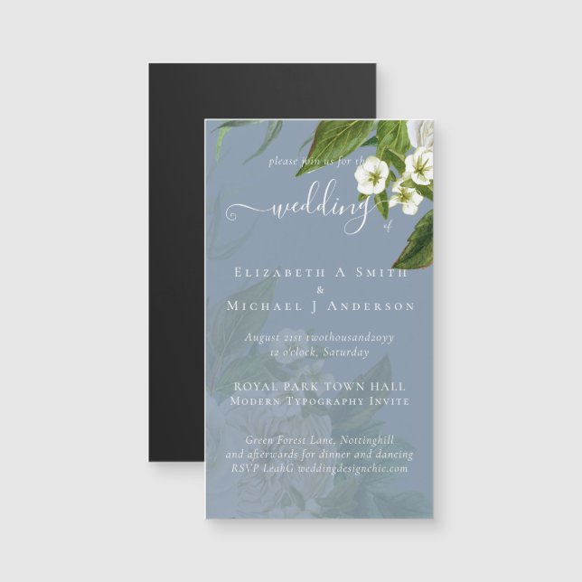 Sublime Wedding Suite - White Roses (Front/Back)