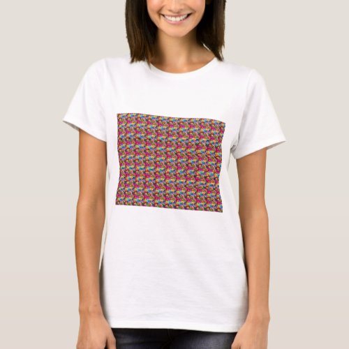 Subliminal Stereogram Text Message I am Lovely T_Shirt