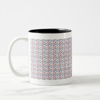 Subliminal Stereogram Text Message I am Strong Two-Tone Coffee Mug