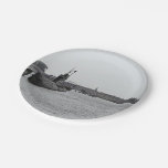 Submarine At A Port Paper Plates at Zazzle