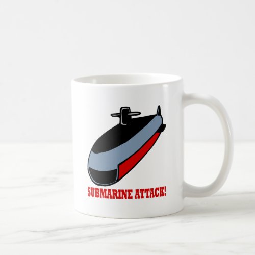 Submarine Attack Coffee Mug