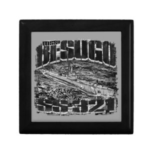 Submarine Besugo Wooden Jewelry Keepsake Box