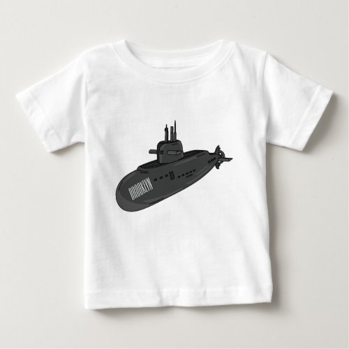 Submarine cartoon illustration baby T_Shirt