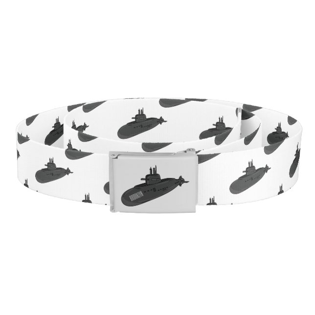 Submarine cartoon illustration belt (Coil)
