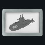 Submarine cartoon illustration  belt buckle<br><div class="desc">Submarine cartoon illustration</div>