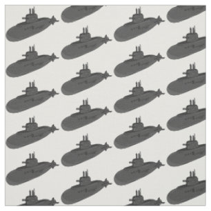 Submarine cartoon illustration fabric