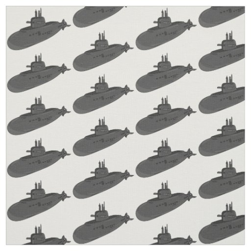 Submarine cartoon illustration fabric