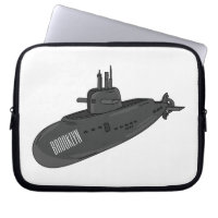 Submarine cartoon illustration