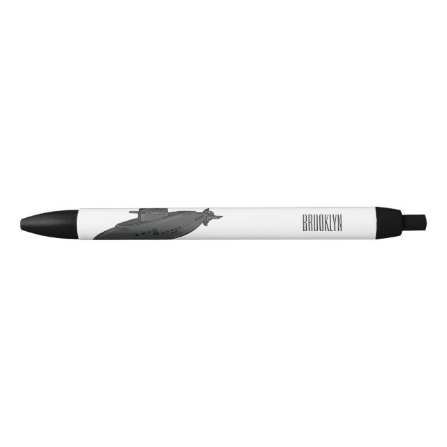 Submarine cartoon illustration pen (Front)