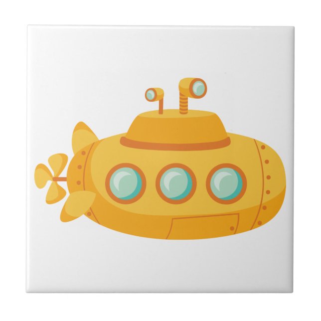 Submarine Ceramic Tile (Front)
