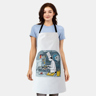 Submarine Chef – Whimsical Kitchen MinimalistApron Apron