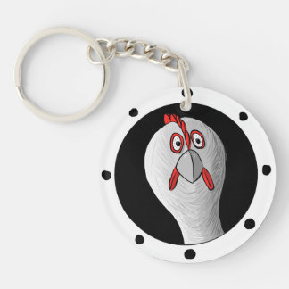 Submarine Chicken Keychain