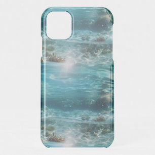 Submarine Coral Reef Illustration iPhone 11 Case