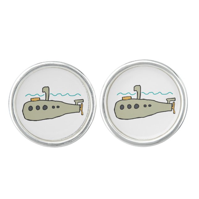 Submarine Cufflinks (Front)