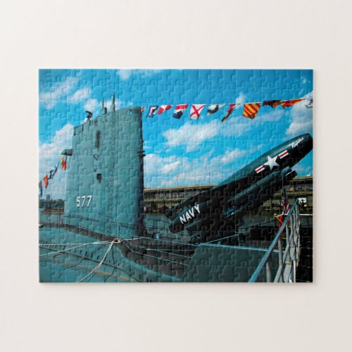 Submarine Docks New York Jigsaw Puzzle