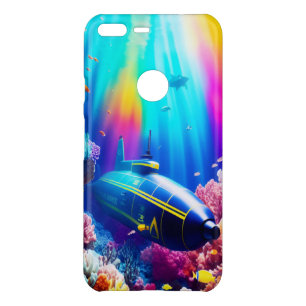 Submarine in Beautiful Ocean Uncommon Google Pixel XL Case