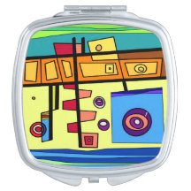 Submarine Life Orange Yellow Blue Green